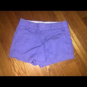 J Crew Purple Shorts